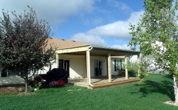 Deck with Unattached Roof